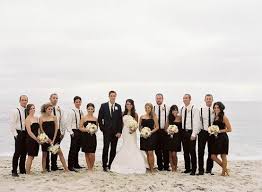 Black And White Beach Wedding Wedding Inspiration Beach Wedding White Beach Wedding Black Black White Wedding