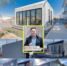 La - Elon Musk has invested $5 million to build affordable housing for low-income  families, aiming to provide safe and sustainable living conditions. The funds  will support the construction of new homes