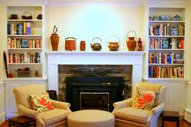 Shelves on each side of fireplace with cabinets! 25 Stunning Decorating Ideas For Your Home