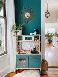 Take the top part of the kitchen off of the bottom. Ikea Play Kitchen Hack Favorite Pretend Kitchen Accessories Lucky Andi