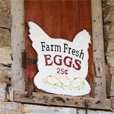 I had 2 farm fresh eggs, 1 slice gh dakota bread and cantaloupe. Sign Hen Farm Fresh Eggs Home Decor Farmhouse Signs Wall Decor
