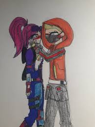 I'm in love with these new skins from fortnite, paradox and lace <3 and omg stitches and vision are adorable too? Brift By Https Www Deviantart Com Shadowstargia On Deviantart Fortnite Fanart Fortnite Fan Art Fan Art Nct