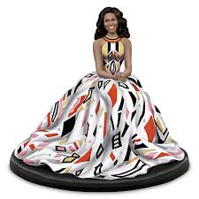 Portrait Of First Lady Michelle Obama Figurine First Lady Barack And Michelle Michelle Obama First lady michelle obama (painting). first lady michelle obama figurine