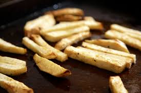 Celery is a crisp vegetable that contains vitamins a and c. Celery Root Fries With Roasted Tomato And Onion Dipping Sauce Foodie Underground