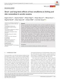 Lf uk a fnkv v praze. Pdf Short And Long Term Effects Of Two Emollients On Itching And Skin Restoration In Xerotic Eczema
