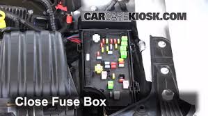 Interior Fuse Box Location 2011 2014 Chrysler 200 2012 Chrysler 200 Lx 2 4l 4 Cyl Sedan 4 Door