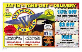 Wings To Go Feasterville Wings To Go Meal Deal Coupon Deals