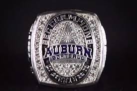 Team usa five rings pins. Rings Of Champions Check Out Auburn Softball S New Rings