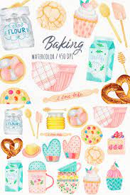 Kitchen accessories tools mini portable food clip heat sealing machine sealer home snack bag sealer kitchen utensils gadget item package included: Cooking Clipart Baking Food Clipart With Baking Kit Kitchen Utensils For Bakery Logo In 2021 Baking Prints Food Clipart Recipe Book Diy