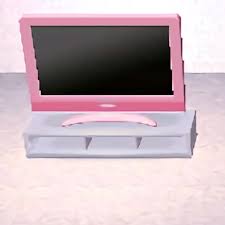 Use your tv to mentally separate your sleeping space from your entertainment space. Does Anyone Know How To Get This I Was Looking For Room Ideas And I Stumbled On This Pink Flat Screen Tv Is The Flat Screen Tv Customizable Animalcrossing