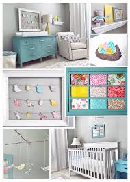 A Perfectly Pretty Turquoise Yellow And Pink Bird Themed Nursery Part 1 Chalk Painted Dresser Bird Theme Nursery Turquoise Nursery Nursery Themes