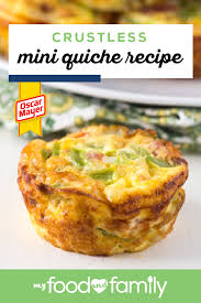 Crustless Mini Quiche Recipe Recipe Mini Quiche Recipes Quiche Recipes Easy Mini Quiche Crustless