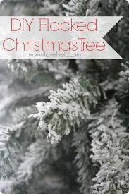 Buy cheap ideas decorations online from china today! Diy Flocked Christmas Tree Lovely Etc