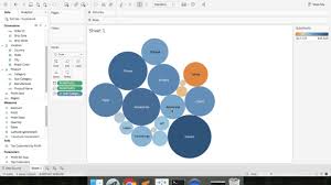 tableau tutorial packed bubbles