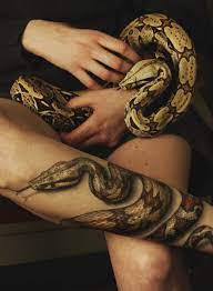 The actress added the 10th piece of ink to her collection (apparently it's her lucky number): Snake Best Tattoo Ideas Gallery Part 8