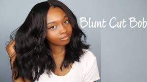 You can either look incredibly chic or 10 years older than you actually are. Blunt Cut Long Bob Ywigs Hair Youtube