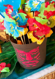 The tiki gods have spoken — they command a luau party! Easy Luau Party Ideas And Tiki Bar Set Up Frog Prince Paperie