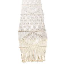 Buy indian table runner and get the best deals at the lowest prices on ebay! Folkulture Macrame Table Runner 13 X 86 Inches Long Boho Table Runner For Dining Room Bohemian Table Runner For Rustic Wedding Decor Farmhouse Style Modern Minimalist Home Decor 100 Cotton Buy Online