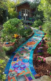 Mosaic Garden Path Ideas Unique Gardens Mosaic Garden Backyard Landscaping