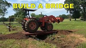 So simplistically, an atlantic bridge would cost \$127 billion. Build A Bridge Over A Creek For A Tractor Youtube