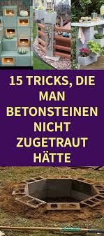 15 Tricks Die Man Betonsteinen Nicht Zugetraut Hatte Gartengestaltung 15 Ideen Mit Beton In 2020 Garten Ideen Gestaltung Vorgarten Betonsteine Gartengestaltung Ideen