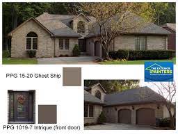 Ppg 15 20 Ghost Ship Exterior Painters Exterior Paint Colors House Styles
