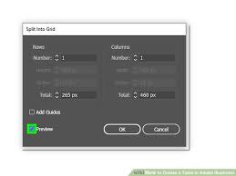 How To Create A Table In Adobe Illustrator Wikihow