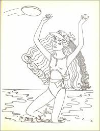 Hex color #1990c8 to ral. Vintage 1990 Barbie Trace Color Book By Golden 4 Coloring Books Barbie Coloring Pages Barbie Coloring