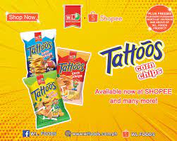 58g x 5 packs x 10 pcs. W L Foods Hi Shopee Shoppers Tattoos Corn Chips 58g Is Now Available At W L Foods Store Available In Bbq Cheese And Sweetcorn Flavor We Also Added More Products You Can Choose