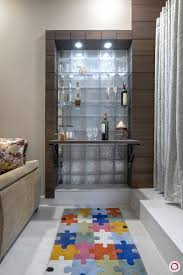 House Interior Decor For Duplex In South Delhi Is Stylish Bar Design House Interior House Interior Decor