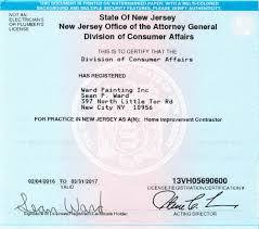 New jersey insurance license search. Nj License Exp 3 31 17 Ward Painting