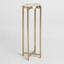 Natural Quartz Lilian Drink Table White By World Market Drink Table Gold Drinks Unique Coffee Table