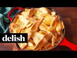 Best Caramel Apple Skillet Pie Recipe How To Make Caramel Apple Skillet Pie Delish Com Skillet Apple Pie Apple Pie Easy Desserts