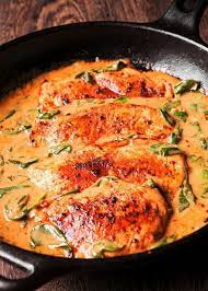Chicken And Spinach In Creamy Paprika Sauce Chicken Spinach Recipes Paprika Sauce Paprika Recipes