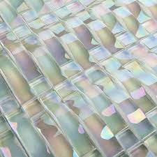 And they come in just about every hue you could imagine. Iridescent Glass Subway Tiles 3d Arched Crystal Wall Tile Fifyh Com
