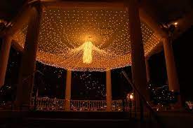 Joomer solar string lights outdoor,39ft hanging s14 globe patio lights with 16 shatterproof ediso vintage bulb,commercial grade,waterproof solar usb string lights for bistro,gazebo,warm white(2700k) 4.2 out of 5 stars 611 20 Amazingly Gorgeous Gazebo Lighting Home Design Lover Gazebo Lighting Gazebo Lights Rustic Outdoor Lighting