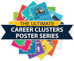 People clustered around the noticeboard to read the announcement. The Ultimate Career Clusters Poster Series Icev Online Cte Curriculum Certification Testing