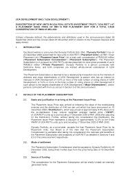 Uoa real estate investment trust engages in the ownership and investment in real estate and real estate related assets. Https Www Insage Com My Bursanews Attachment 202012 20201222 Uoadev An20201222a1 1 Pdf