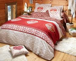 Linge De Lit Flanelle Esprit Chalet Becquet Creation Linge De Lit Housse De Couette 200x200 Housse De Couette 260x240