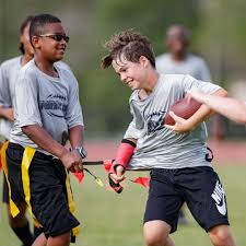 Former Florida State and Dallas Cowboys football player Pat Watkins hosted  a youth football camp at Florida State University School Friday, June 18,  2021. Groups of children were divided up by age