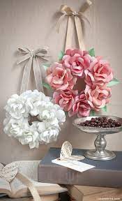 Perhaps your parents let you pick out your favourite paint colour for the walls, or a a good place to start is our gallery below of bedroom decorating ideas for every style and price point. Simple Mini Paper Rose Wreath Lia Griffith Paper Flowers Diy Flower Crafts Paper Roses