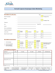 Check spelling or type a new query. Fr Cmr 04 Formulir Laporan Kunjungan Sales Marketing