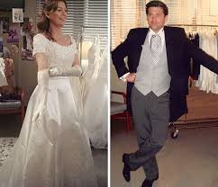 Some scenes are difficult to watch. Celebrity Weddings And General Wedding News The Knot Blog Meredith And Derek Greys Anatomy Characters Greys Anatomy