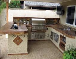 outdoor kitchen plans u shaped