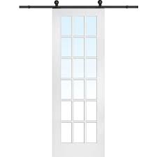 Split sliding door 8'w + glass. Glass Barn Doors Home Depot Novocom Top