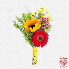 Gerbera daisy bouquet 9 daisies stem artificial flowers silk wedding centerpiece. Flower Bouquet Gift Cut Flowers Gerbera Flower Arranging Wedding Sunflower Png Pngwing