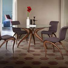 Check out our dining room furniture selection for the very best in unique or custom, handmade pieces from our shops. Porada Retro Round Glass Dining Table Contemporary Dining Room Furniture Ultra Modern