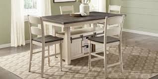 Counter height tables are increasing in popularity to due to their smaller size and fashionable uptown style when compared to more formal dining tables. Counter Height Dining Room Table Sets For Sale