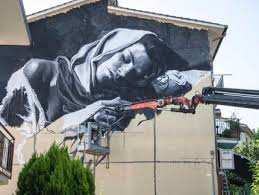 Papaveri arte murale pittura dipinto su tela arte impressionista decorazione arte murale wall art pittura a olio pittura su tela. Ascoli Piceno Affidata All Artista Gomez Una Vasta Pittura Murale In Via Lazio Ascoli Notizie
