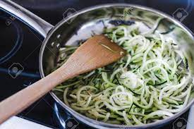 Maybe you would like to learn more about one of these? Meal Prepping Healthy Wholesome Meals Concept Zucchini Noodles Cooking In Pot On Stovetop Stock Photo Picture And Royalty Free Image Image 136285262